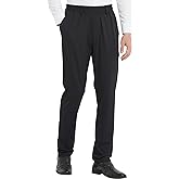 LETAOTAO Mens Elastic Waist Pants for Seniors High Stretch Expandable Waist Pants for Elderly with Magnet Button