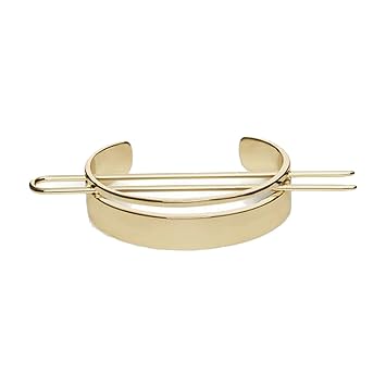 Amazon Com Original Shining Gold Alloy Bun Cage Simple Round