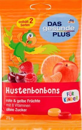 Das Gesunde Plus Hustenbonbons Fur Kinder Rote Gelbe Fruchte Zuckerfrei 75 G Amazon De Drogerie Korperpflege