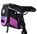 Weather Resistant Bicycle Seat Bag Saddle Bag Exciting Colors for Your Road Bike or Fixed Gear (Pink)