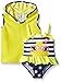 Baby Buns Girls' Little Chick Terry Cover Up Swim Set