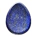 Jovivi Thumb Worry Stone - Palm Stones Pocket Natural Chakra Reiki Healing Crystals Therapy Geometry - Lapis Lazuli