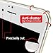 Mimoday for iPhone 7 Plus Screen Protector Tempered Glass Edge to Edge Film Clear Glass Screen Cover with Easy Installation Frame White (2 Pack)