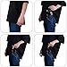 GVN Inside The Waistband Holster Gun Concealed Carry Holster | Fits S&W M&P Shield / GLOCK 26 27 29 30 33 42 43 / Springfield XD XDS / Ruger LC9 & All Similar Handguns (Right and left hand universal)