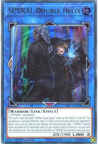 YuGiOh : CIBR-EN099 Unlimited Ed SPYRAL Double Helix Ultra Rare Card - ( Circuit Break Yu-Gi-Oh! Single Card )