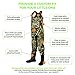 OAKI Oakiwear Toddler & Childrens' Neoprene Waterproof Fishing Waders Camo, 12/13 Big Kid