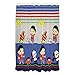 Franco Kids Room Window Curtain Panels with Tie Backs Drapes Set, 82