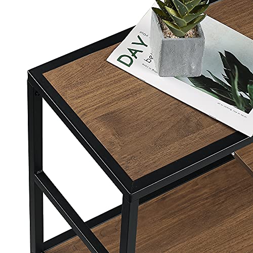 Rustory Rustic Console Table, 3Tier Industrial Farmhouse Sofa Table