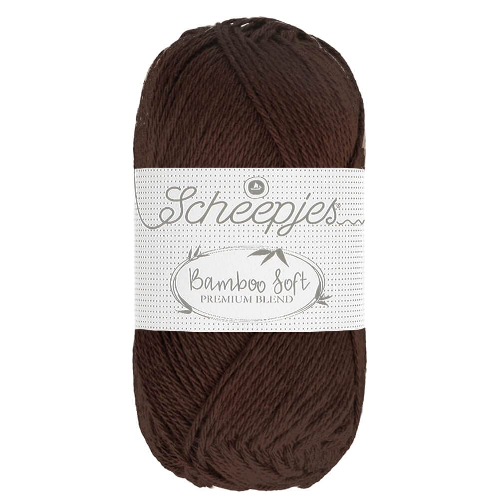 Scheepjes - Scheepjes Bamboo Soft 257 Smooth Cocoa Cotton Yarn - 1x50g
