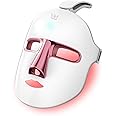 SUERBEATY Red Light Mask for Face, Cordless Red Light Face Mask, 7-1 Colors Light for Face, Skincare Red Light Facial Mask, Ideal Beauty Gifts for Your Girlfriend, Wife and Mom