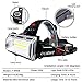 LETOUR LED Headlamp 1800 Lumen Rechargeable Headlamp COB High Bright Headlight 4500mAh 3 Modes Adjustable IP65 Waterproof Work Light for Hard Hat Camping Cycling Fishing Outdoor Gift for Men