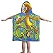Dawhud Direct Poncho Beach Towels for Kids Towels with Hood, Hooded Bath Towel for Pool, Baby, Toddler Towels for Boy and Girl (Cheeky Monkey)