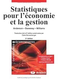 Statistiques pour l'économie et la gestion