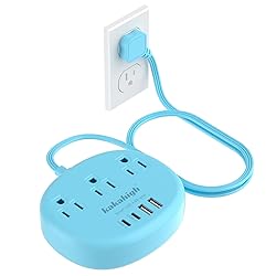 Blue Extension Cord with Surge Protected 1080J - 5