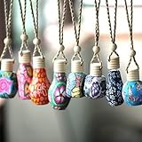 Polytree Polymer Clay Hanging Perfume Fragrance Bottle Refillable Car Home Air Freshener Bottle