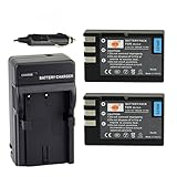 DSTE 2x EN-EL9 Battery + DC15 Travel and Car Charger Adapter for Nikon D40 D40X D60 D3000 D5000 Digital Camera as EN-EL9A