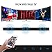 TV Sound Bar【Upgraded】 Meidong Sound Bars for TV 36 inch Home Theater Speakers, Wireless and Wired Bluetooth soundbar with Optical Cablethumb 4