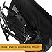 Clicks Depot Outdoor TV Cover 36 to 38 inches with Bottom Cover, Heavy Duty, Waterproof Thick Fabric, Weatherproof Outdoor TV Enclosure for Outside TV