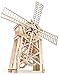 Wood Trick Windmill Model Kit to Build - 3D Wooden Puzzle, Assembly Model, ECO Wooden Toy, Best DIY Toy - STEM Toys for Boys and Girls
