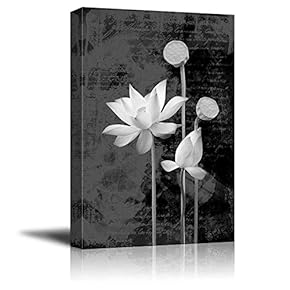 Portrait of Flowers with a Vintage Background