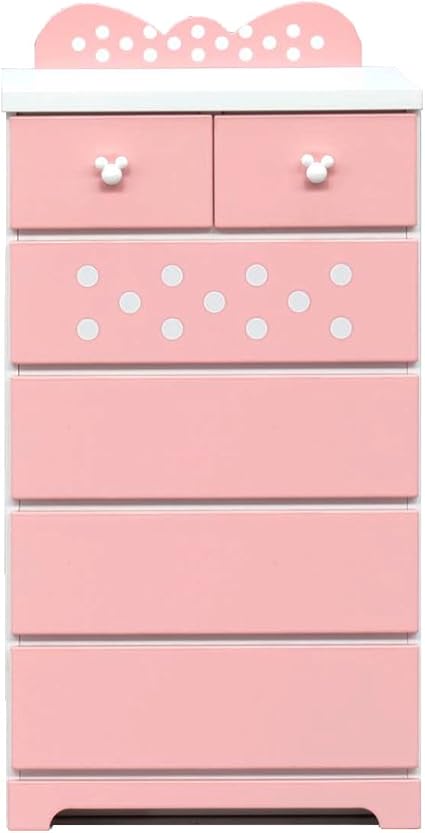 Amazon アルファタカバ ディズニー家具シリーズ シュガーミニー 60cm5段 ピンク チェスト タンス ベビー マタニティ 通販