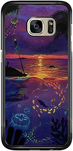 SEENPIN Galaxy S7 Case Beach of Sunset [Shock Absorption] Case Cover for Samsung Galaxy S7