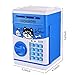 Yoego Kids Money Bank, Electronic Piggy Banks, Great Gift Toy for Kids Children, Paper Auto Scroll Money Saving Music Box Password Coin Bank,Perfect Toy Gifts for Boys Girls (Blue-Dog)
