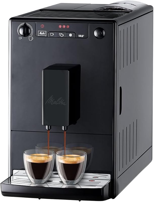 Melitta solo e950, cafeteira, 15 barras, grãos de café para expresso, limpeza automática, personalizável.
