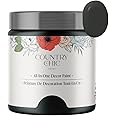 Country Chic All-in-One Chalk Paint for Furniture, Cabinets, Home Decor, Eco-Friendly, Matte Finish, Built-In Primer & Top Coat for Wood, Metal - Envious (Green) - Pint 16 oz (475 ml)