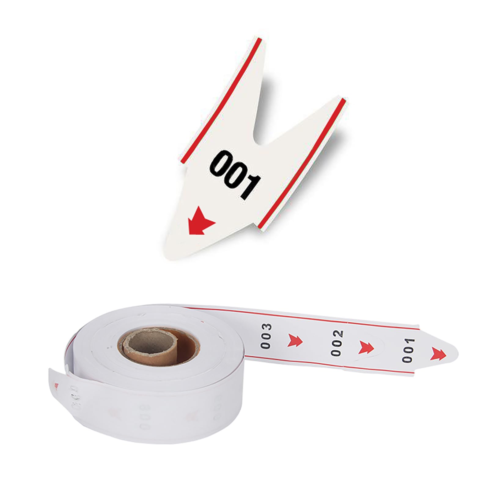CYSSJF Queue Number Tickets (1 Roll) | 3 Digit Queue Tickets for Take-A-Number Ticket Machine |Sequential Number Tickets from 000 to 999, 2000 Tickets per Roll | Ticket Roll for Deli,Butchers,Clinic