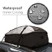 Cargo Carrier, CarFit Roof Cargo Bag , Stylish Car Roof Bag (15 Cubic Feet)