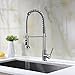 Avola Kitchen Faucet, Kitchen Sink Faucet,Brass Spring Kitchen Faucet with Sprayer
