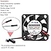 MakerFocus 4pcs Raspberry Pi DC Brushless Cooling Fan Heatsink Cooler Radiator Connector Separating One-to-Two Interface 3.3V 5V for Raspberry Pi 2/Pi 3/3B+ and Pi Zero/Zero W or Other Robot Project