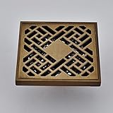 Rozin Antique Brass Bathroom Floor Drain