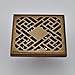 Rozin Antique Brass Bathroom Floor Drain
