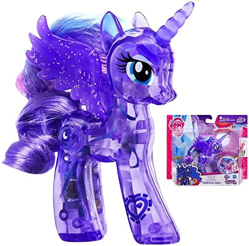 My Little Pony Sparkle Bright Light Up Princess Luna with Brushable Hair
