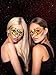 TOODOO 12 Pieces Half Mardi Gras Masquerade Mask Venetian Masks Set for Carnival Prom Ball Fancy Dress Party Supplies (Style 1)