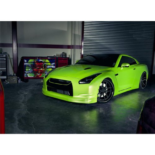 Nissan GTR Poster On Silk <48cm x 35cm, 19inch x 14inch> - 5B5E23