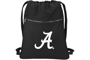 Broad Bay University of Alabama Drawstring Backpack RICH CANVAS Alabama Crimson Tide Cinch Bag