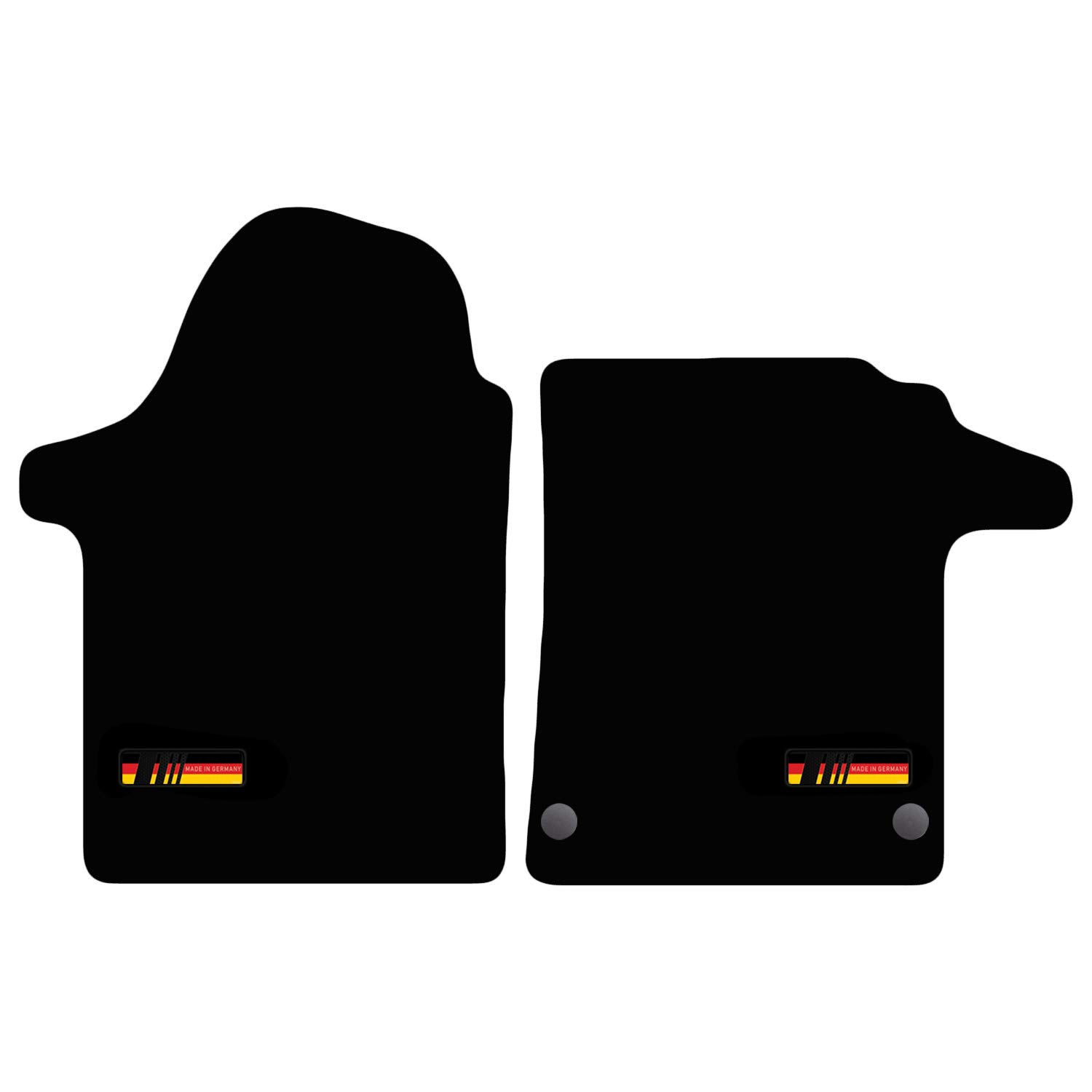 Carsio Carpet Car Mats For Mercedes Vito 2015 - Onwards with Made in Germany logo Tailored Fit Floor Mat Complete Accessory Custom Fitted - All Weather, Anti-Slip Backing & Black Trim