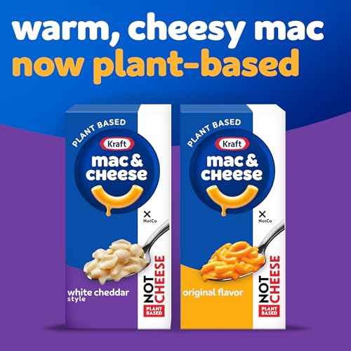 KRAFT NOTCO WHITE CHEDDAR STYLE PLANT BASED MAC & CHEESE, 6 OZ BOX