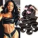 Donmily 10A Malaysian Body Wave Hair Weave 3 Bundles 100% Unprocessed Remy Virgin Human Hair Extensions (12 14 16, Natural Color)
