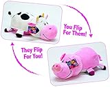 FlipaZoo Pig to Cow – 16in by Jay at Play – Transforming Plush Toy is Not Your Average Stuffed Animal – 2-in-1 Toy Gives Kids Two Exciting Character Choices with Just a Flip
