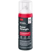 3M Super 77 Multi-Surface Spray Adhesive | Provides Secure Bond In 15 Seconds, Dries Clear, Ideal For Plastic, Glass, Paper, Fabric, Wood, Foam, Cardboard, Fiberglass