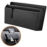 Firebird New Car Organizer Pocket - with Double-Layer Sticker - Dashboard Phone Holder - Console Organizer - Coin Holder - Auto Console Storage for Phones, Earphones, Sunglasses