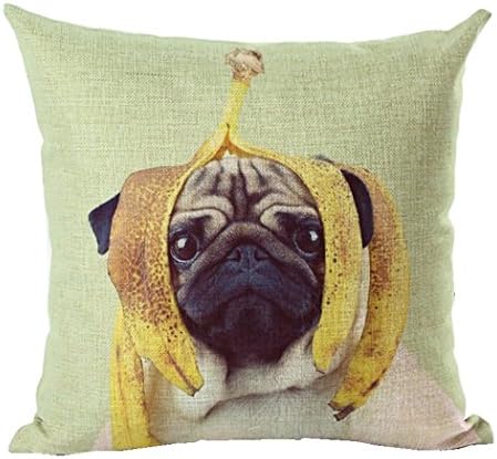 Lovely Dog Cushion Cover For Sofa Pillow Car Chair Home Decor Pillow Case (No.18)