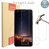 [2 Pack] Doogee X20 Screen Protector, PULEN 0.3MM Slim And 9H Hardness Tempered Glass [Anti-Scratch] [Bubble Free] Extreme Hardness with Lifetime Replacement Warranty