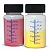 BIBR Specialties Paint Touch Up Bottles with Brush and Mixing Ball - Box of 50-2 oz/60 ml Capacity - Ideal for Car, Automotive, Model and Hobby Painting - Solvent and Break Resistant HDPE Plastic