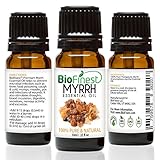 BioFinest Myrrh Oil - 100% Pure Myrrh Essential Oil - Premium Organic - Therapeutic Grade - Best For Aromatherapy - Boost Immune System - Heal Wound - FREE E-Book (10ml)