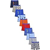Boy's Vehicle Prints Assorted 10 Pack Boxer Briefs - X-Large